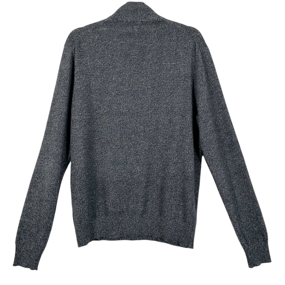 QI CASHMERE QUARTER ZIP SWEATER SIZE LARGE - Picture 4 of 12